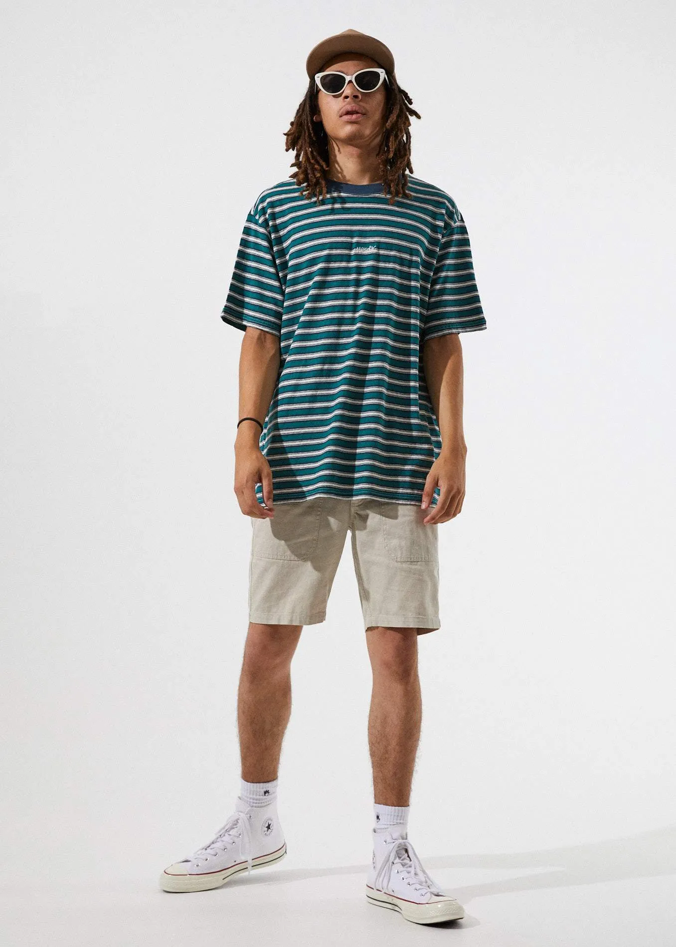 Afends Mens Vacancy - Hemp Retro Fit Tee