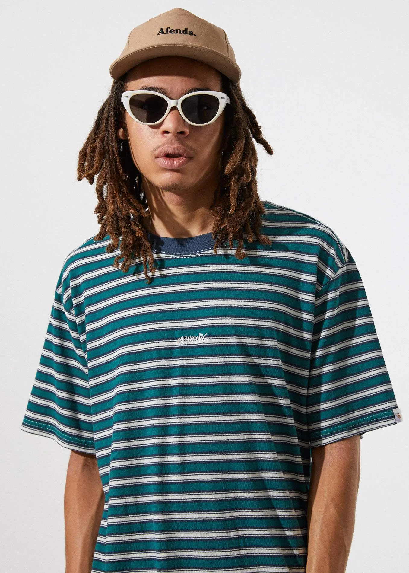 Afends Mens Vacancy - Hemp Retro Fit Tee