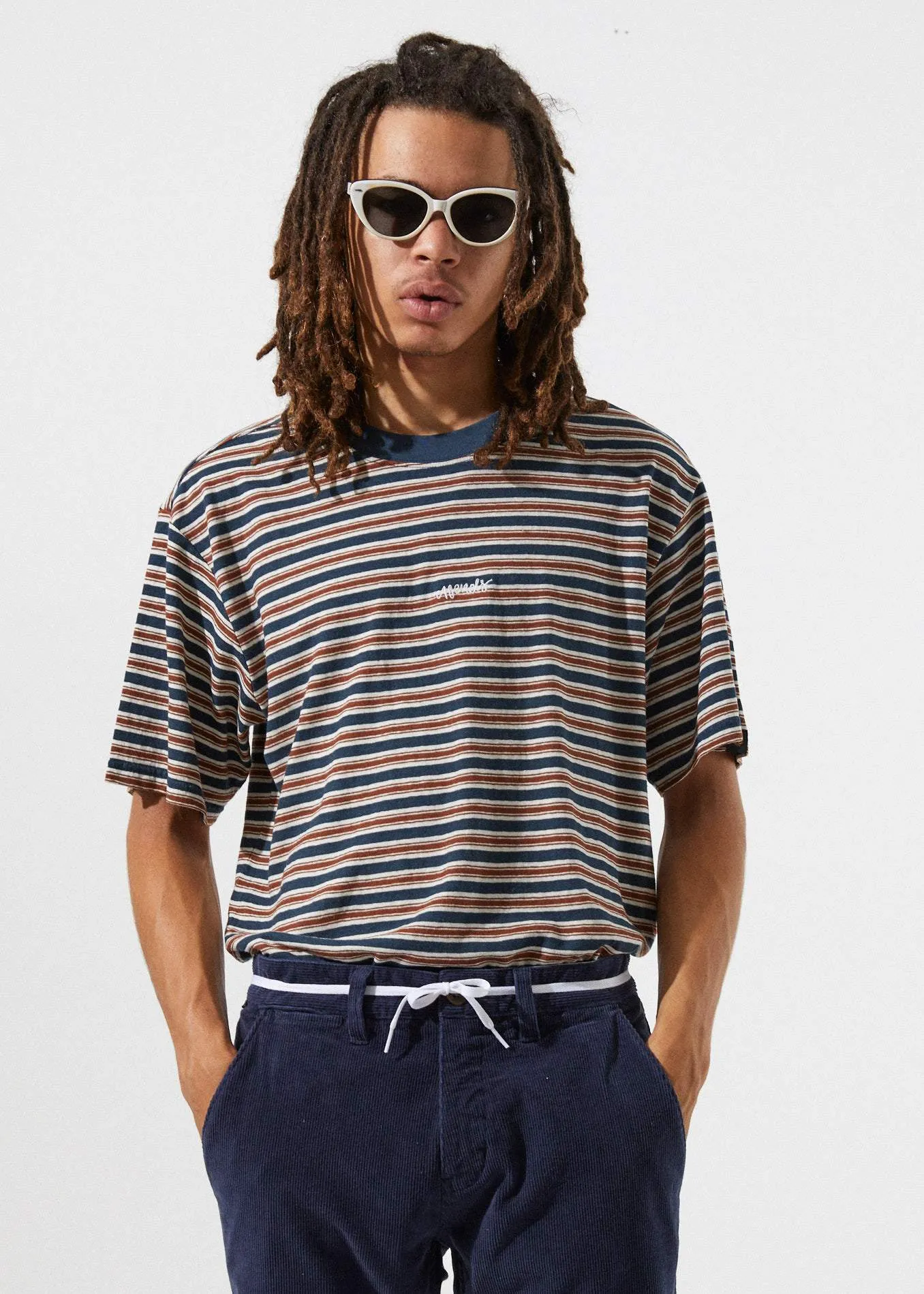 Afends Mens Vacancy - Hemp Retro Fit Tee