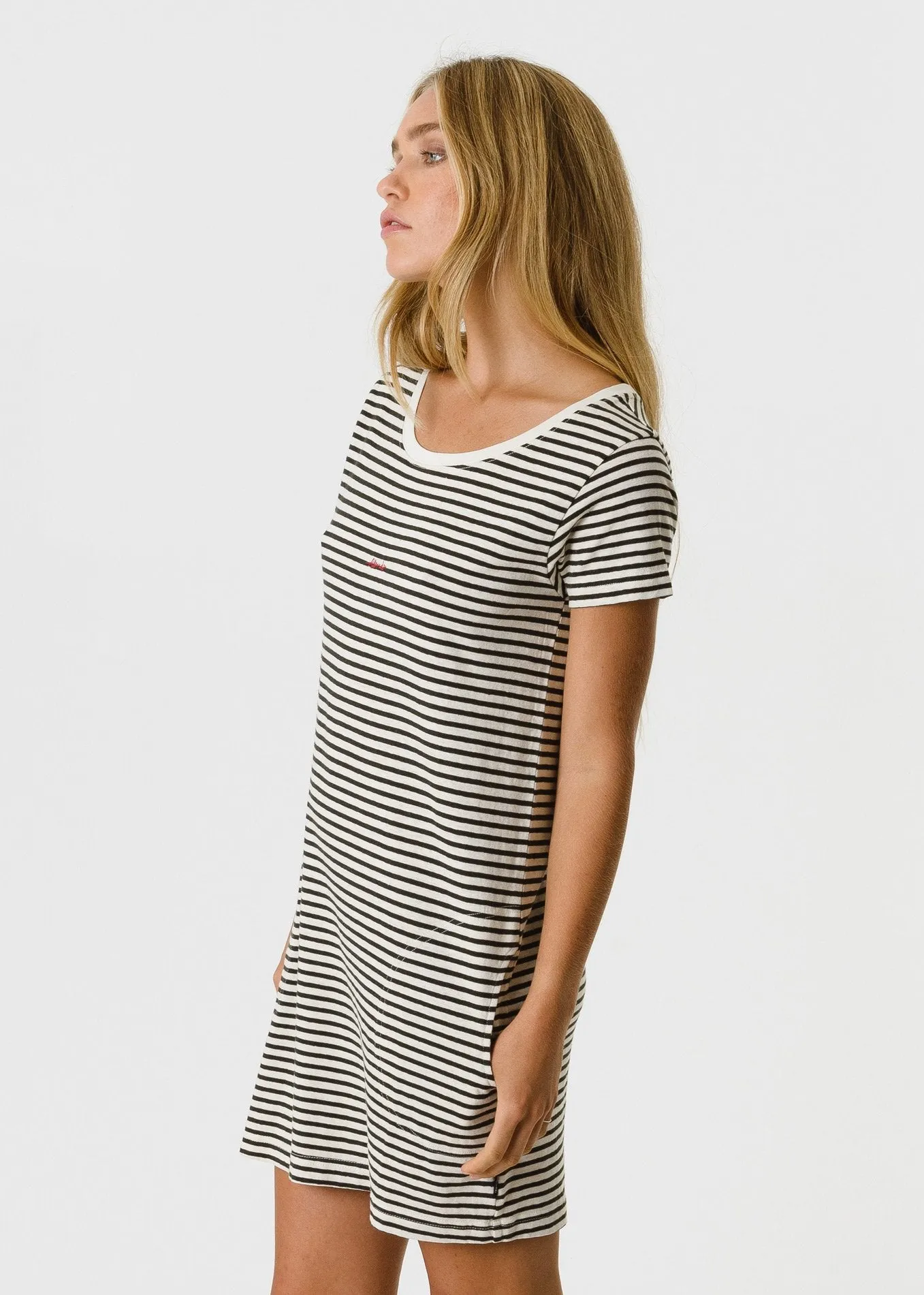 Afends Womens Beat - Hemp Close Fit Jersey Dress