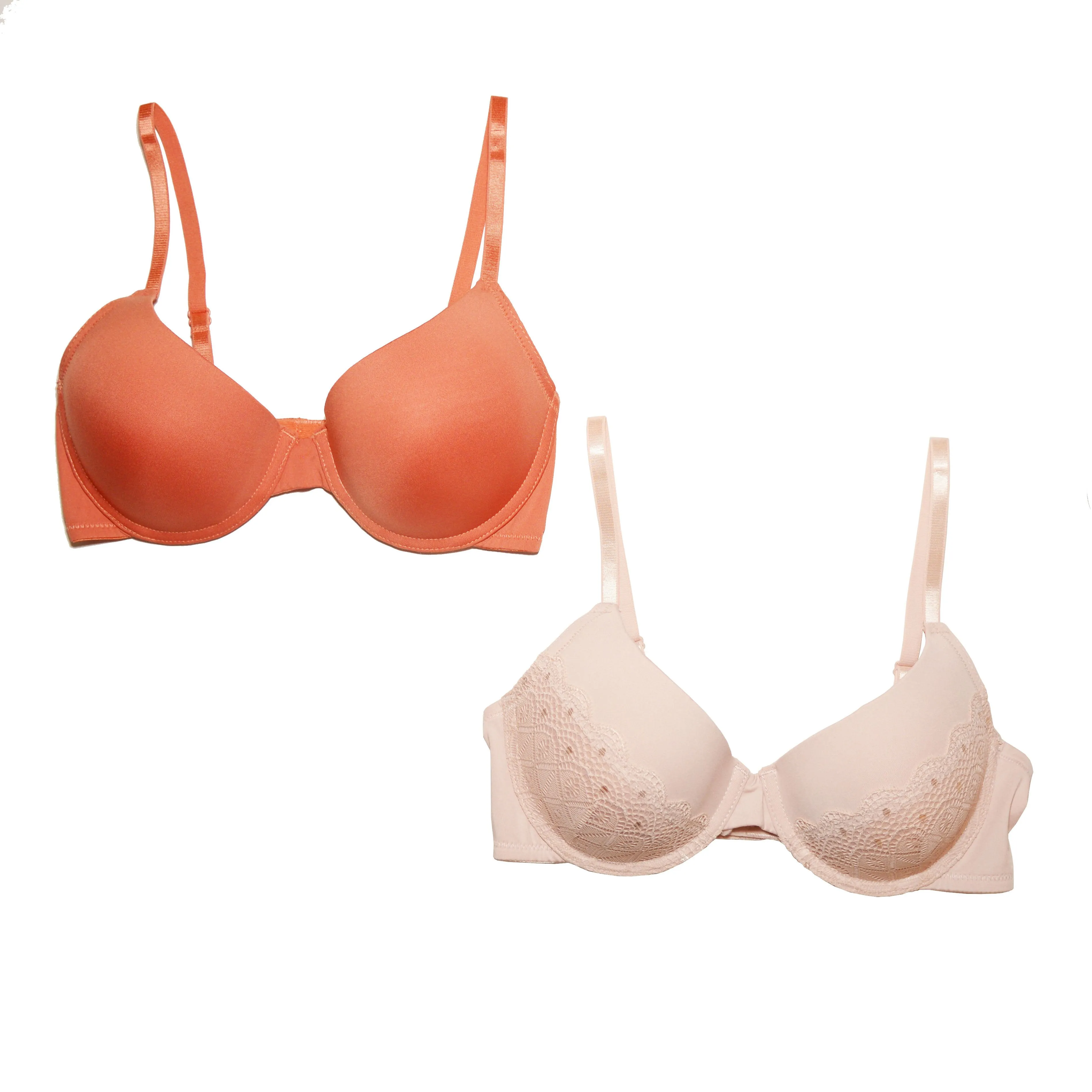 BCBGeneration Women's Mesh And Lace T-Shirt Bra 2-Pack