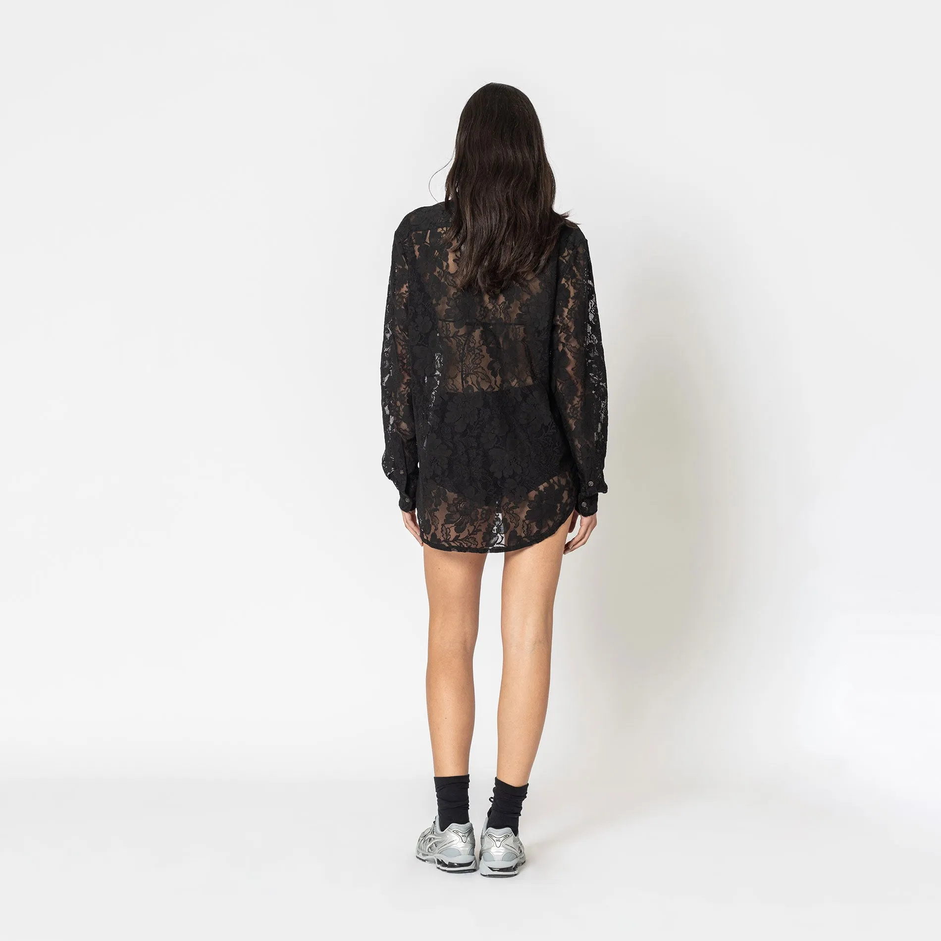 BLACK LACE SUNDOWN SHIRT