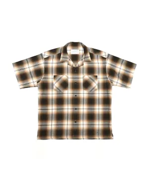 Box short-sleeve shirt "BROWN"