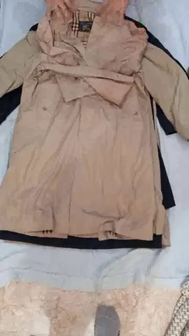 Branded Burberry Trench Long Coat