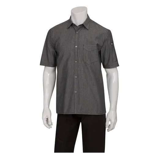 Chef Works SKS003BLK2XL Cook's Shirt