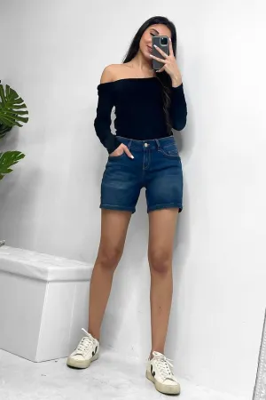 Classic Denim Boyfriend's Shorts