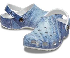 Classic Denim Clog - moonlight