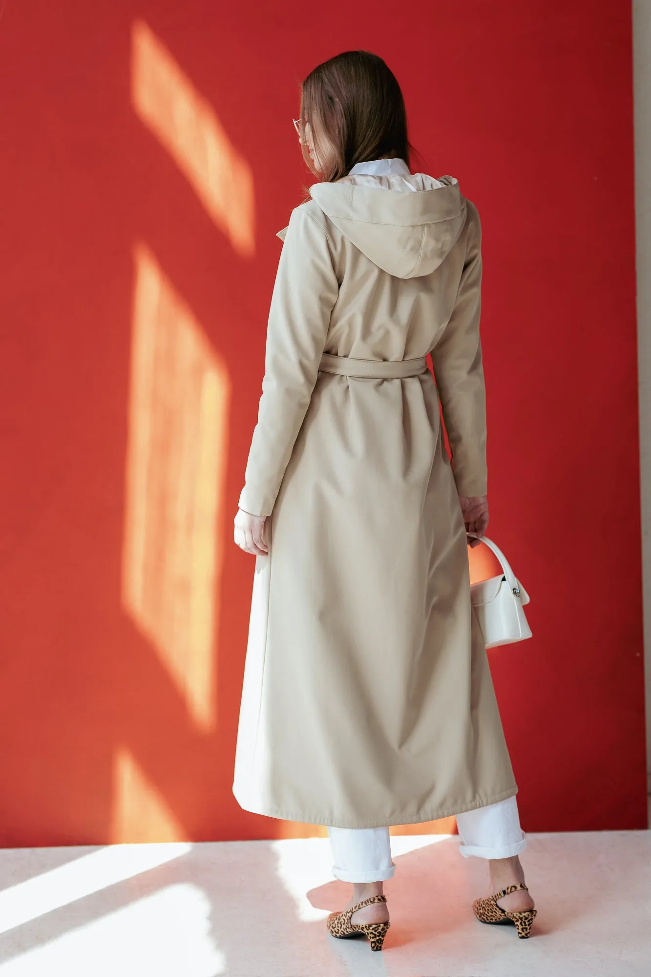 Classic Trench Raincoat Beige