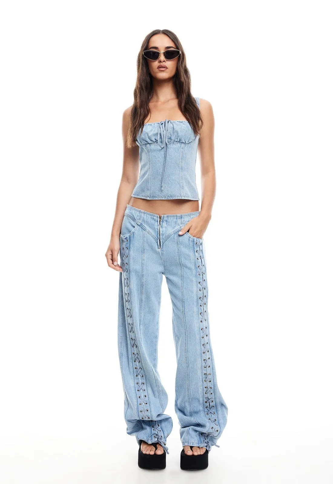 DAYDREAM CORSET - CLASSIC DENIM