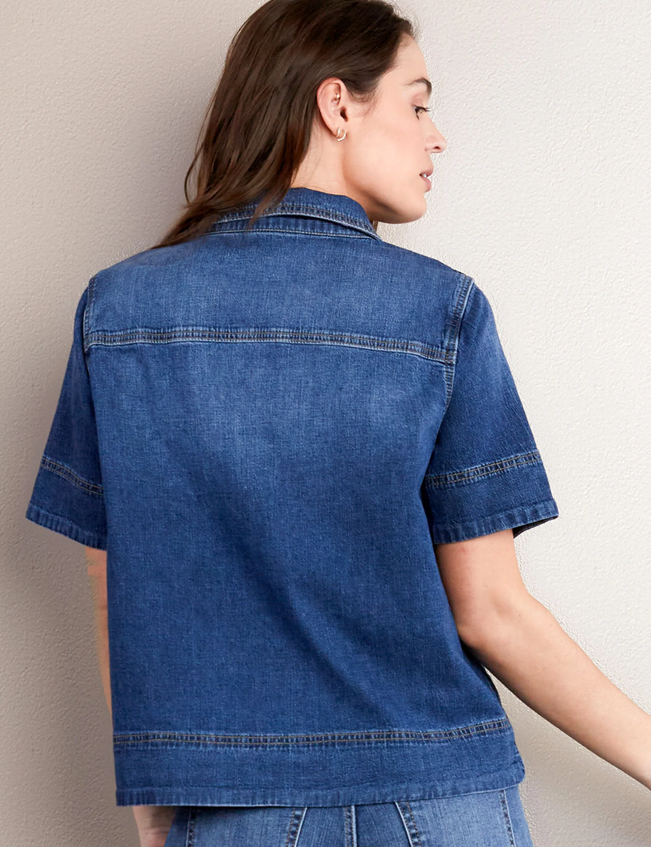 Denim Bowling Shirt