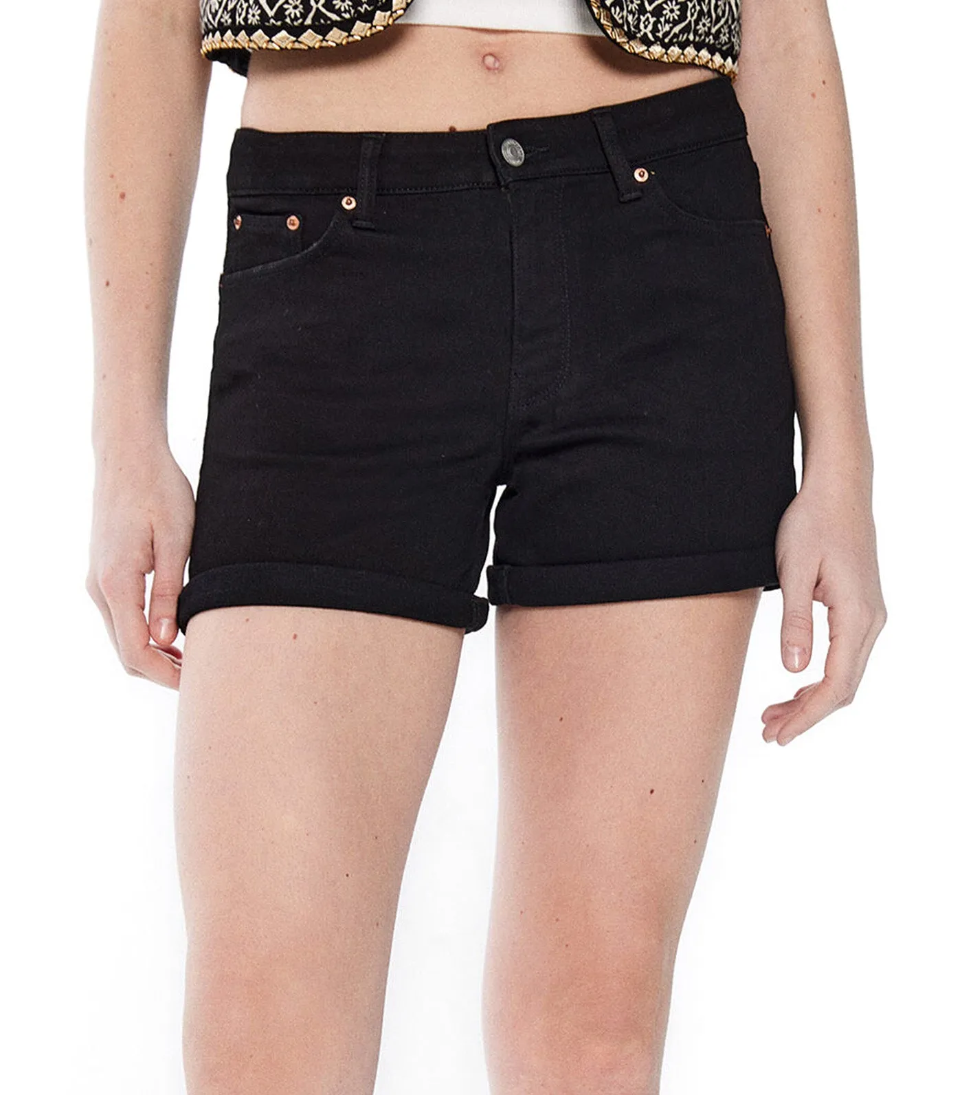 Denim Shorts Black