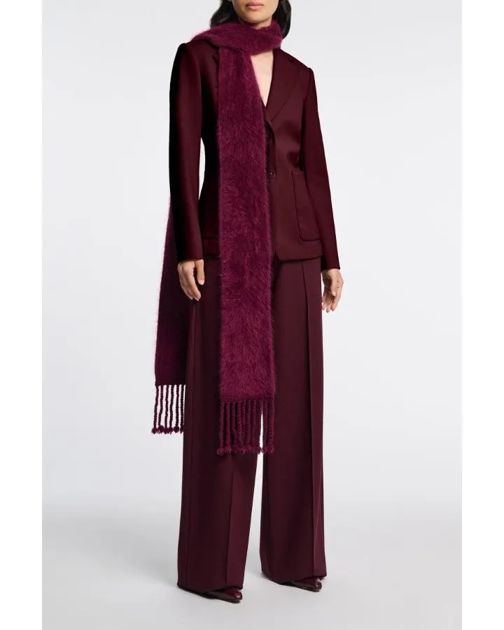 Dorothee Schumacher Emotional Essence Wide Leg Pants Dark Burgundy