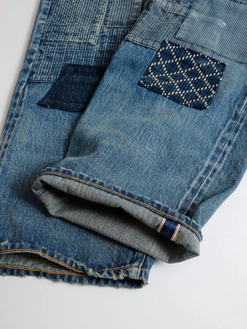 FDMTL Patchwork MG115 Classic Straight Jeans