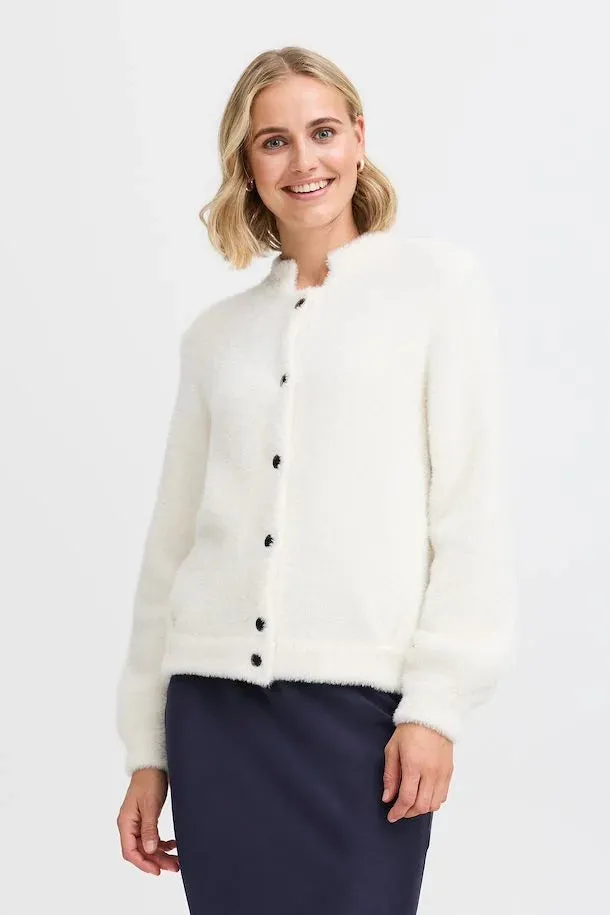 Fransa Reese Birch Cardigan