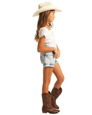 Girl's Rock & Roll Cowgirl Shorts #RRGD68RZSV