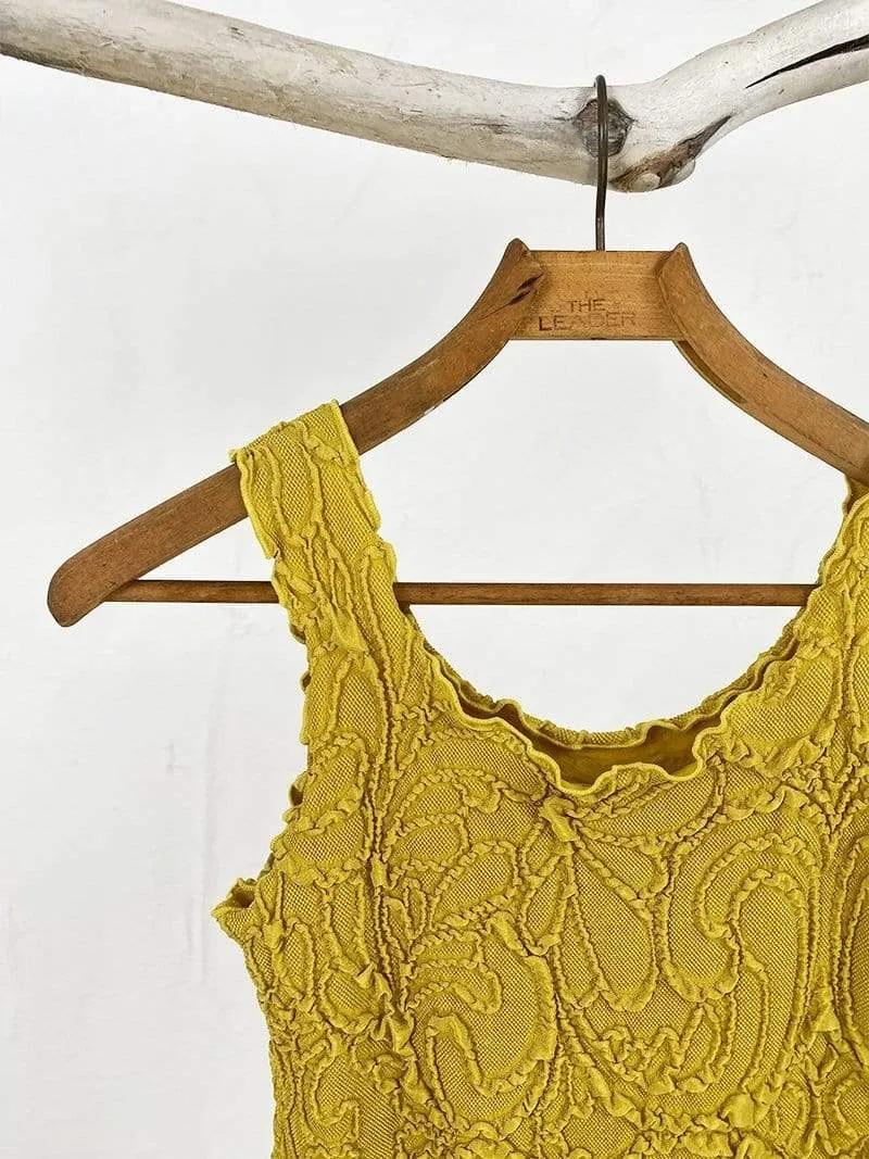 Haystacks Ceylon Yellow Fluence Charming Tank Top