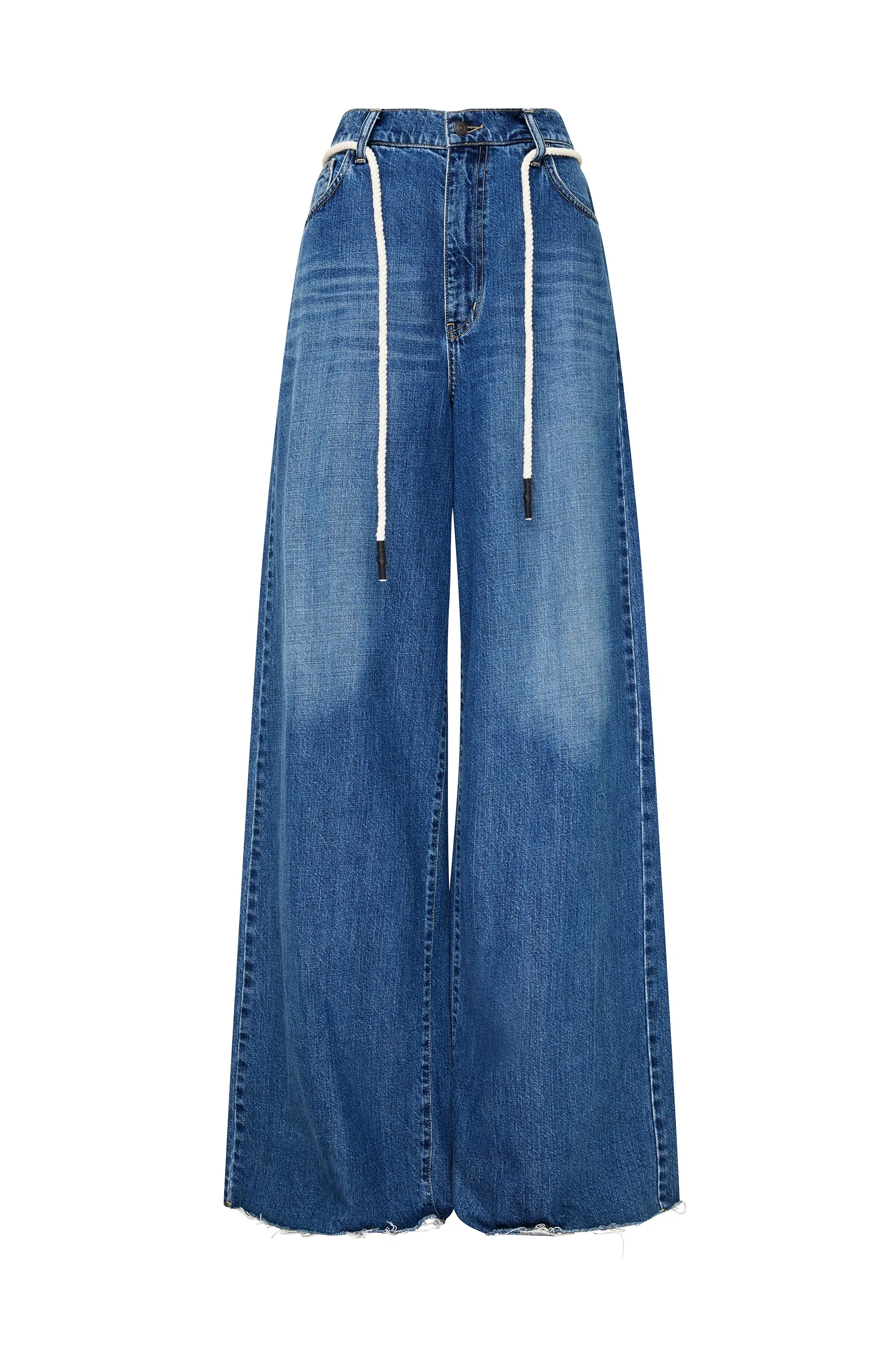 high rise super wide jean