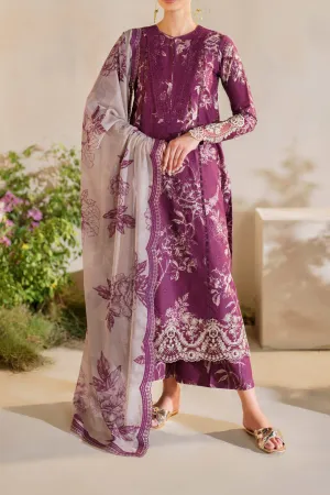 Iznik Unstitched 3 Piece Festive Embroidered Lawn Collection'2024-SFL-04