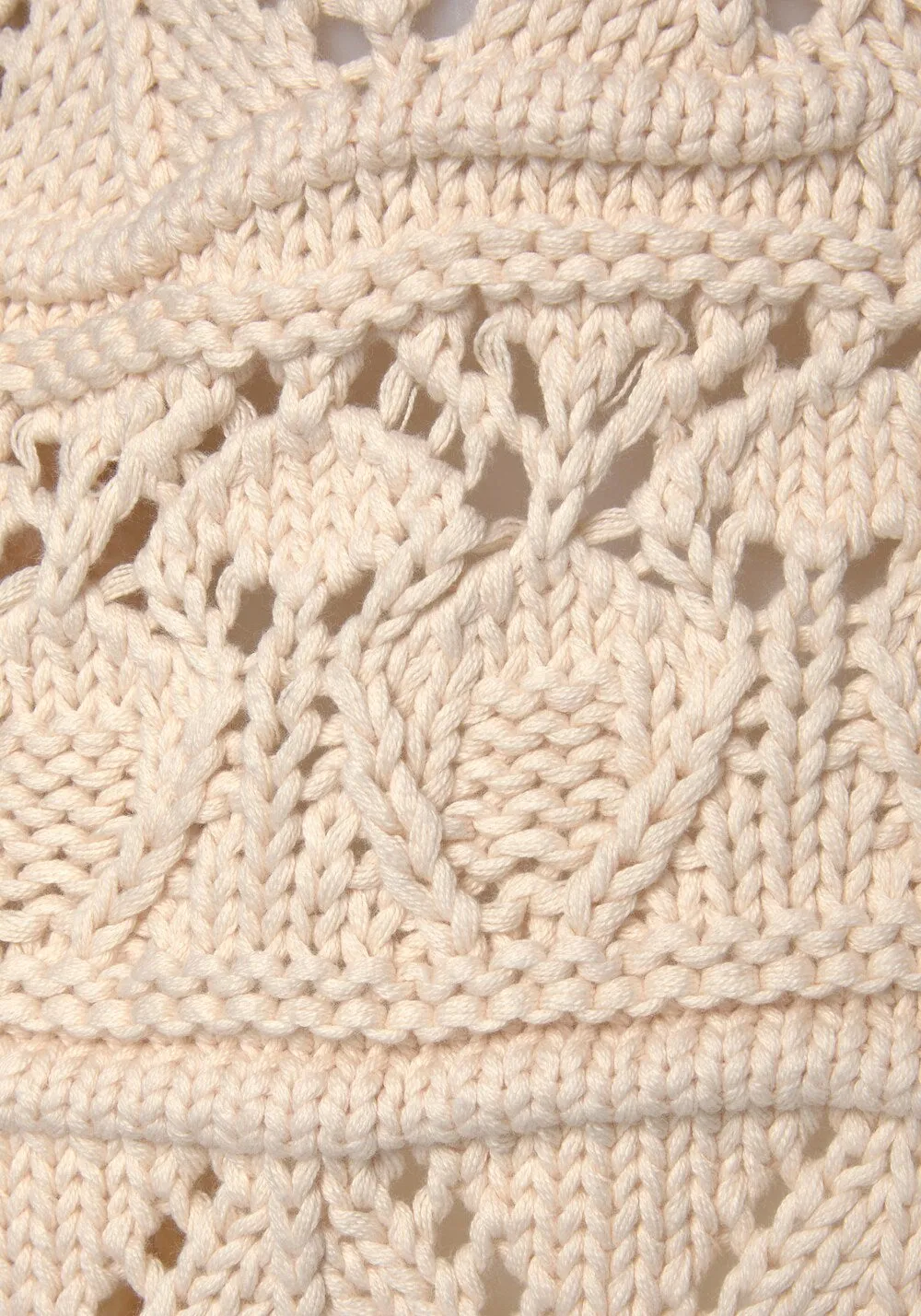 Knitted cardigan Vivance, cream