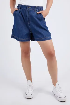 Matilda Denim Shorts in Dark Blue