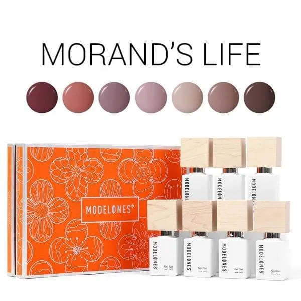 Morandi's Life - 7Pcs Wood Lid Gel Set 10ml