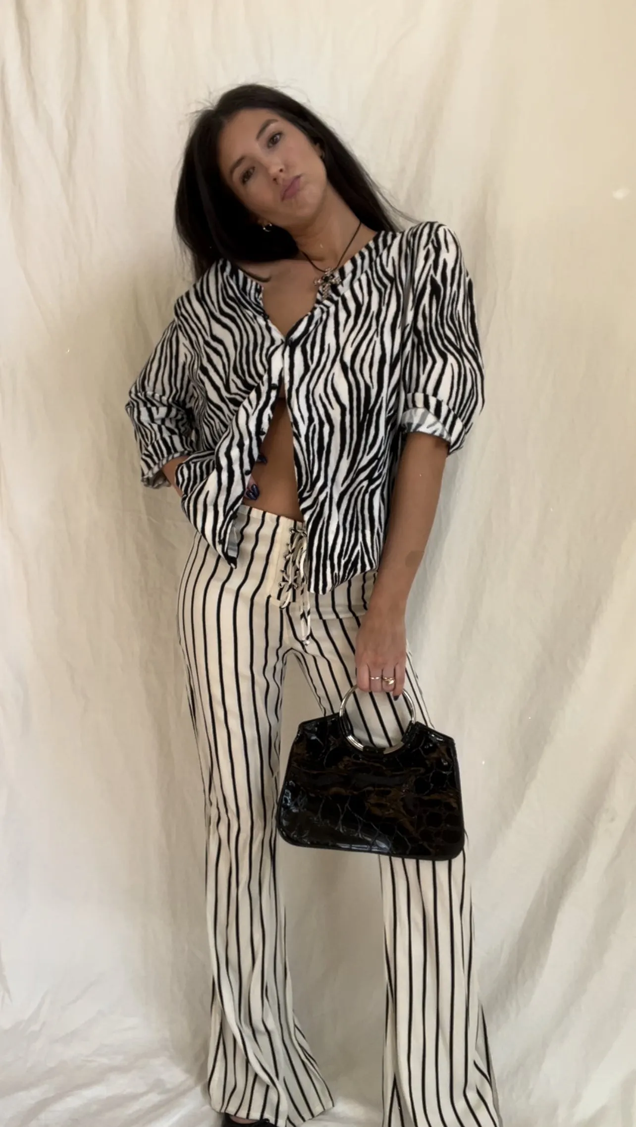 Painted Zebra Knit Cardi