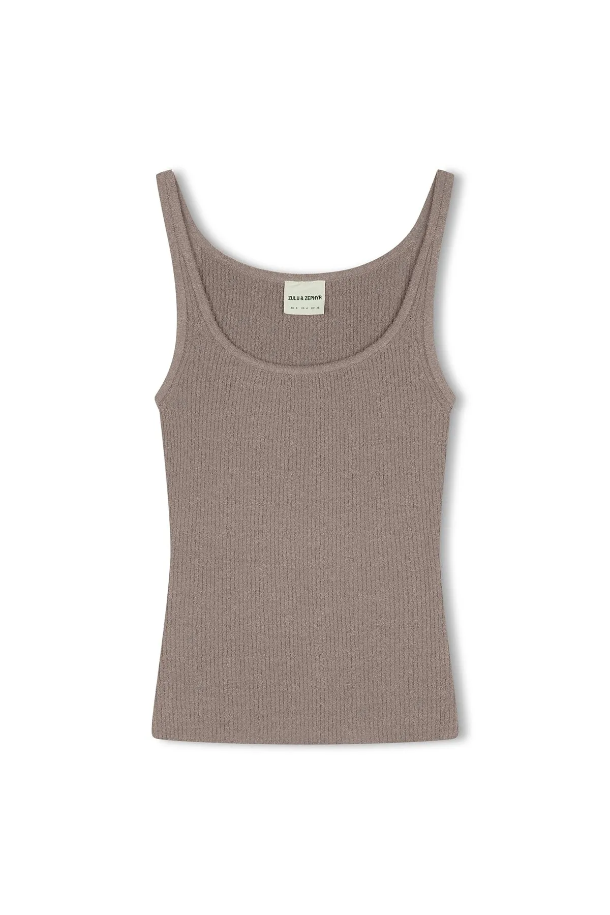 Pewter Rib Knit Tank