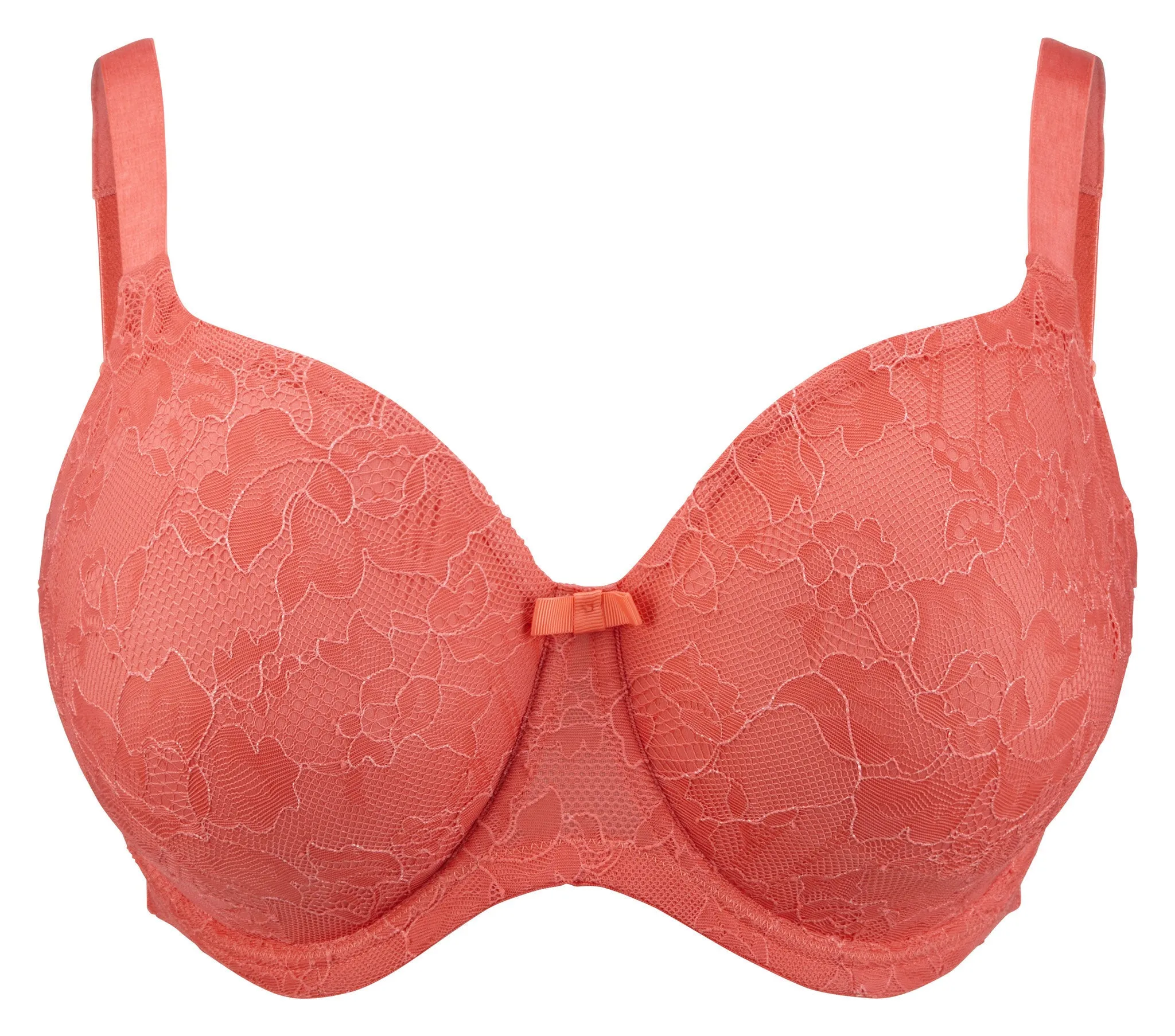 Pure Lace Coral T-Shirt Bra - Sculptresse