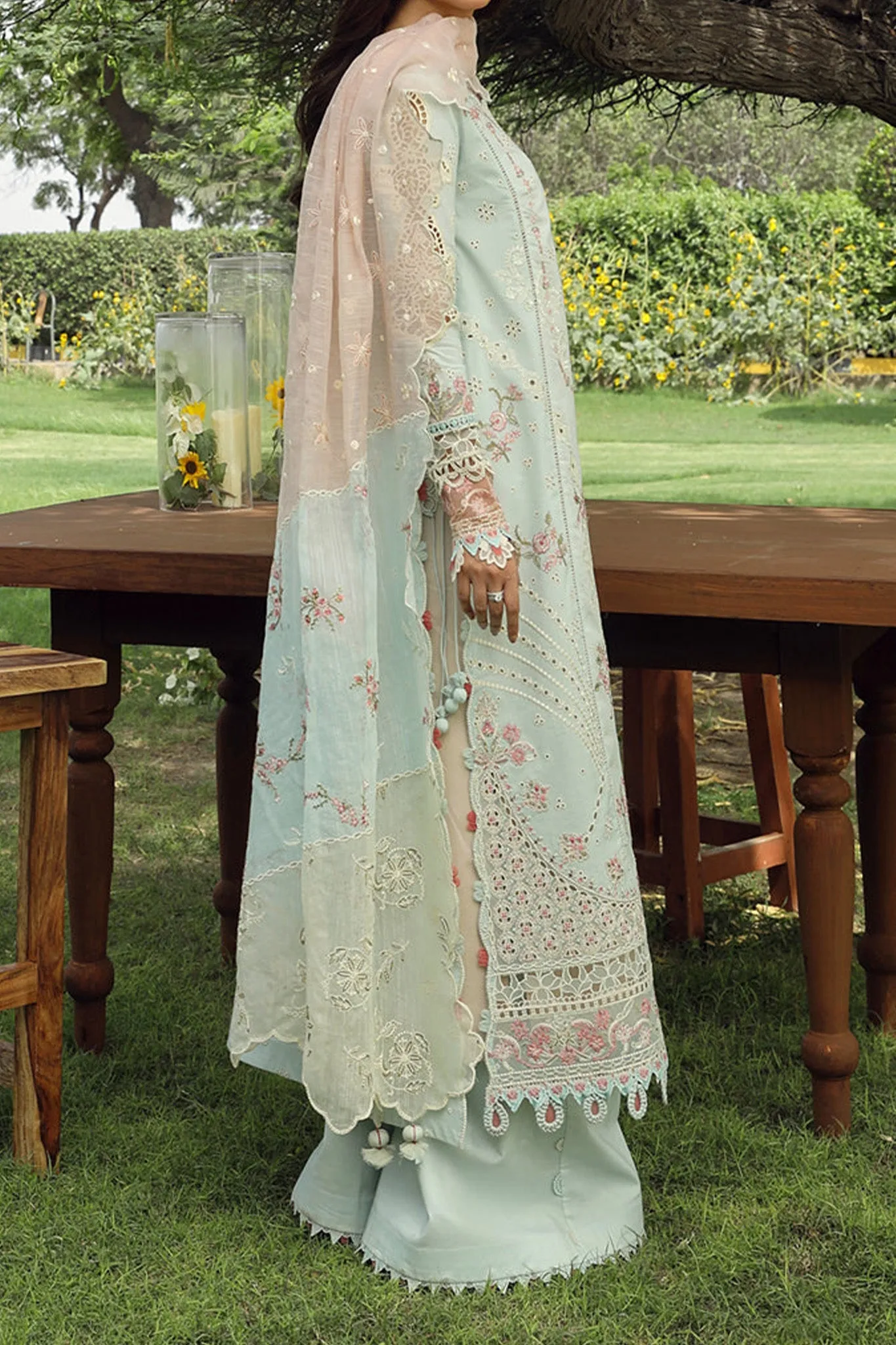 Qalamkar Unstitched 3 Piece Emb Festive Lawn Collection'2024-PS-01-Alizay