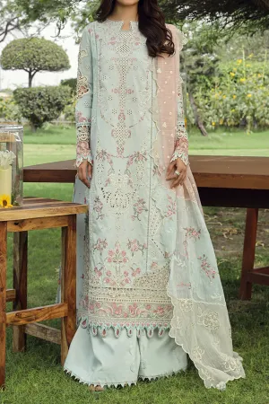 Qalamkar Unstitched 3 Piece Emb Festive Lawn Collection'2024-PS-01-Alizay