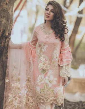 Rang Rasiya Premium Lawn Collection 2018 – Gilded Lily 2B