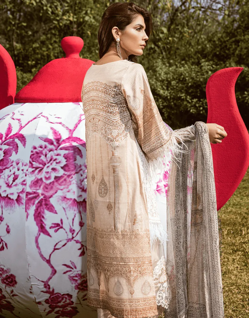 Rang Rasiya Zinnia Lawn Collection – 2007 A