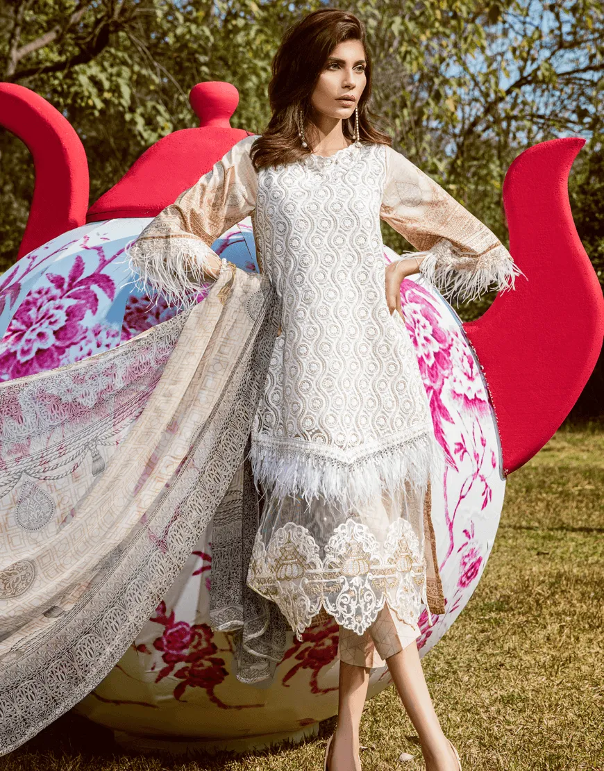 Rang Rasiya Zinnia Lawn Collection – 2007 A