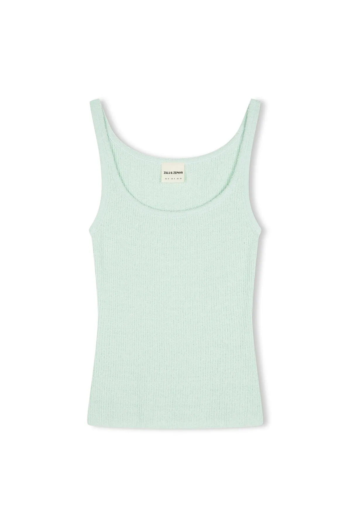 Seaglass Rib Knit Tank