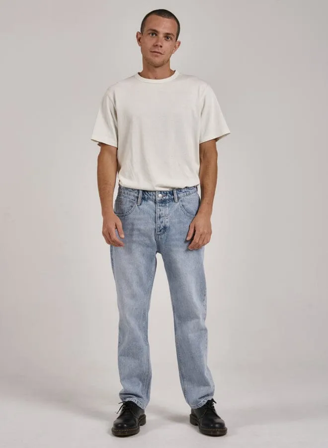 Straight Line Denim Jean - Ash Blue