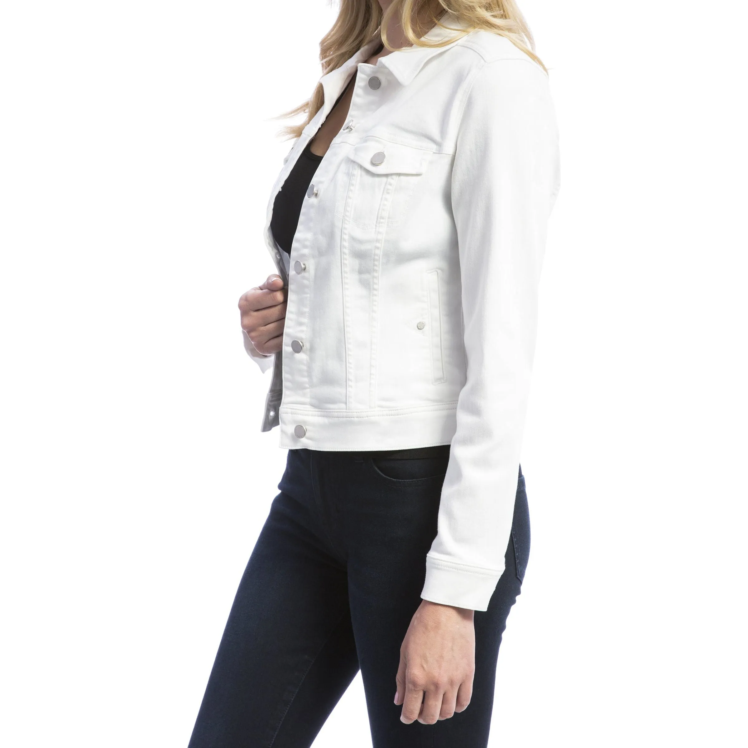 White Classic Denim Jacket