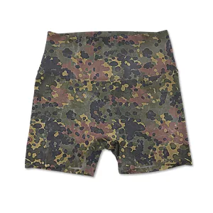 Women's Active Shorts - Camouflage