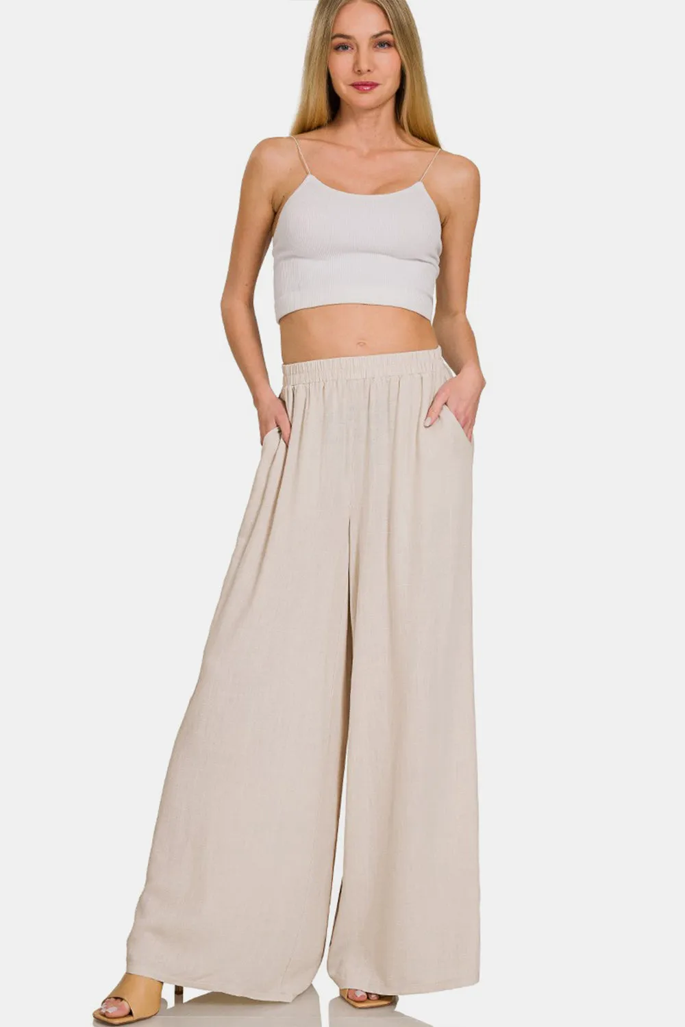 Zenana Lover Linen Pants