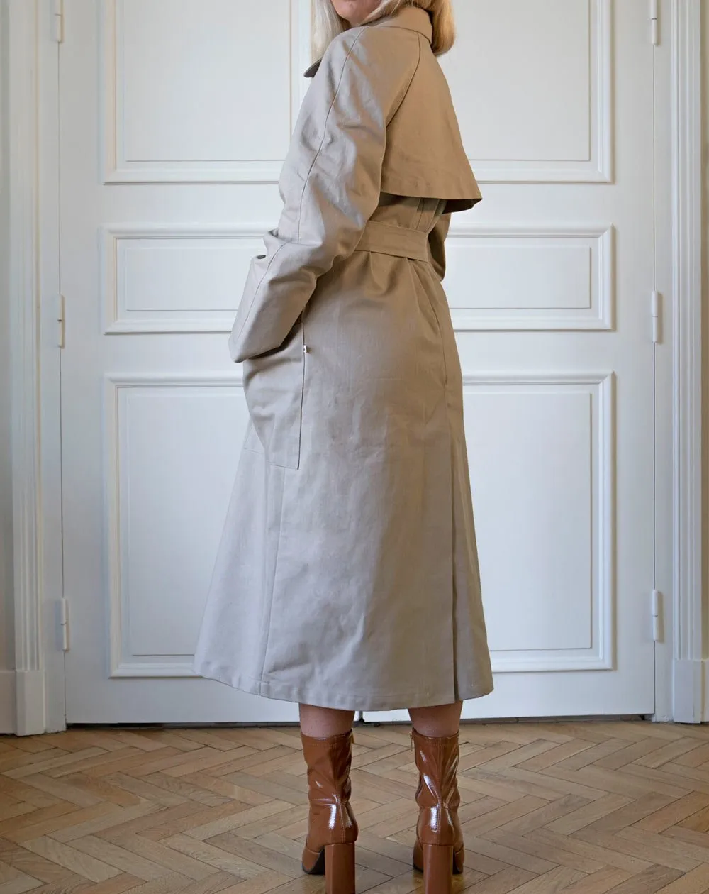 Zora Trench Coat Beige